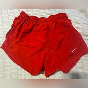 Nike Women's Bright Red Athletic Shorts